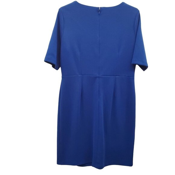 Minuet Short Sleeve Jewel Neck Dress - Picture 2 of 11